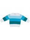 pullover in cotone a righe