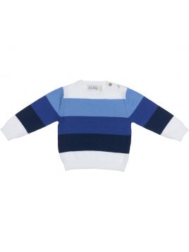 cotton pullover with stripes 