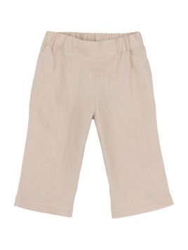 pantaloni 3/4 in lino