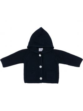 cotton with hood and buttons