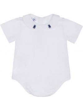 body in jersey con ricamo coniglietto