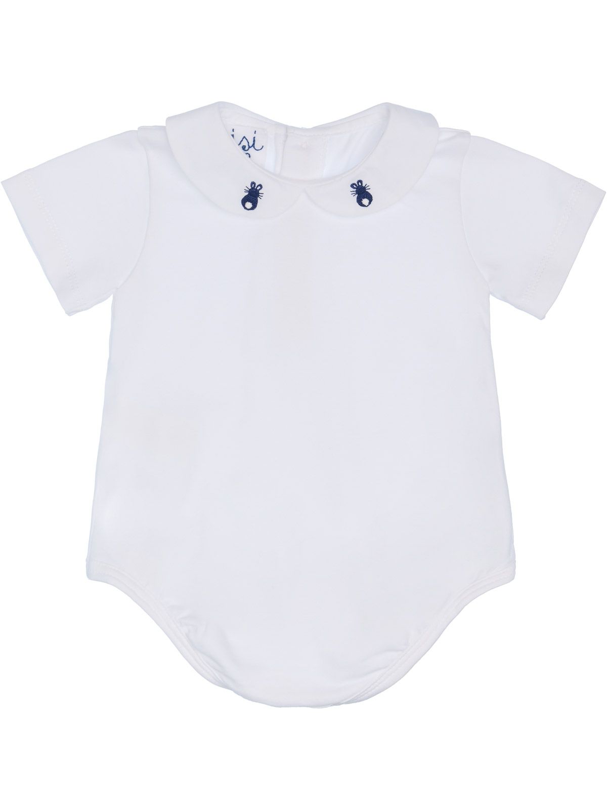 body in jersey con ricamo coniglietto