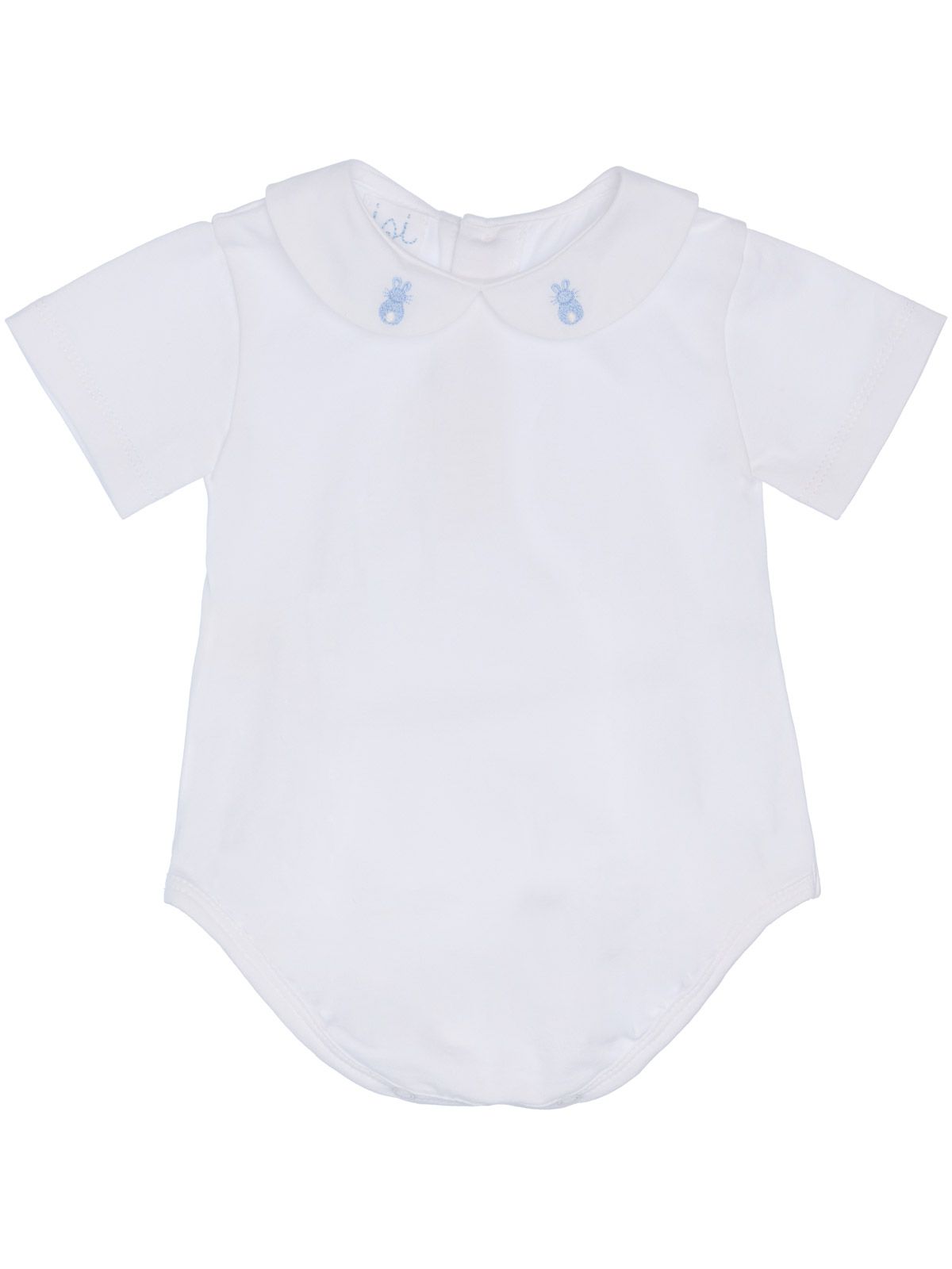 body in jersey con ricamo coniglietto
