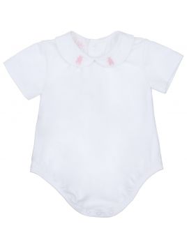 jersey body with little rabbit embroidery
