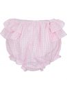 culotte a quadretti goffrati con frill 
