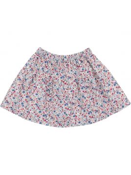 flower fabric printed skirt