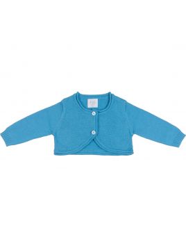 bolero in cotone con rifinitura rotolino