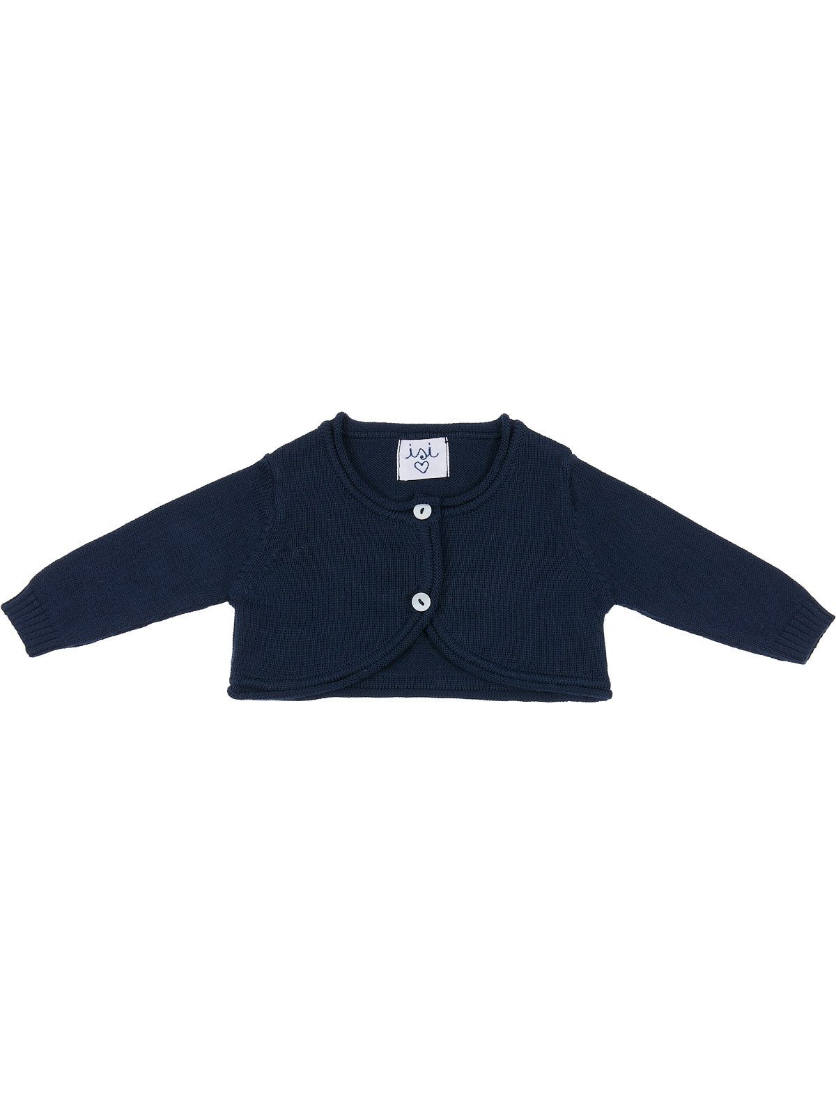 cotton bolero with roll edge finishings