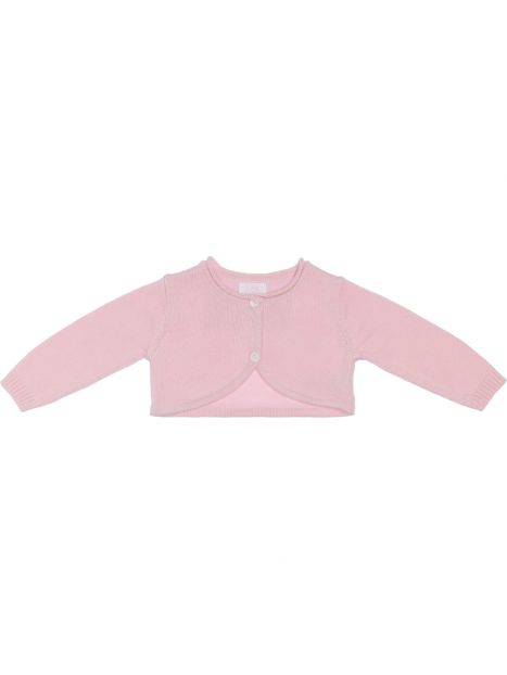 bolero in cotone con rifinitura rotolino