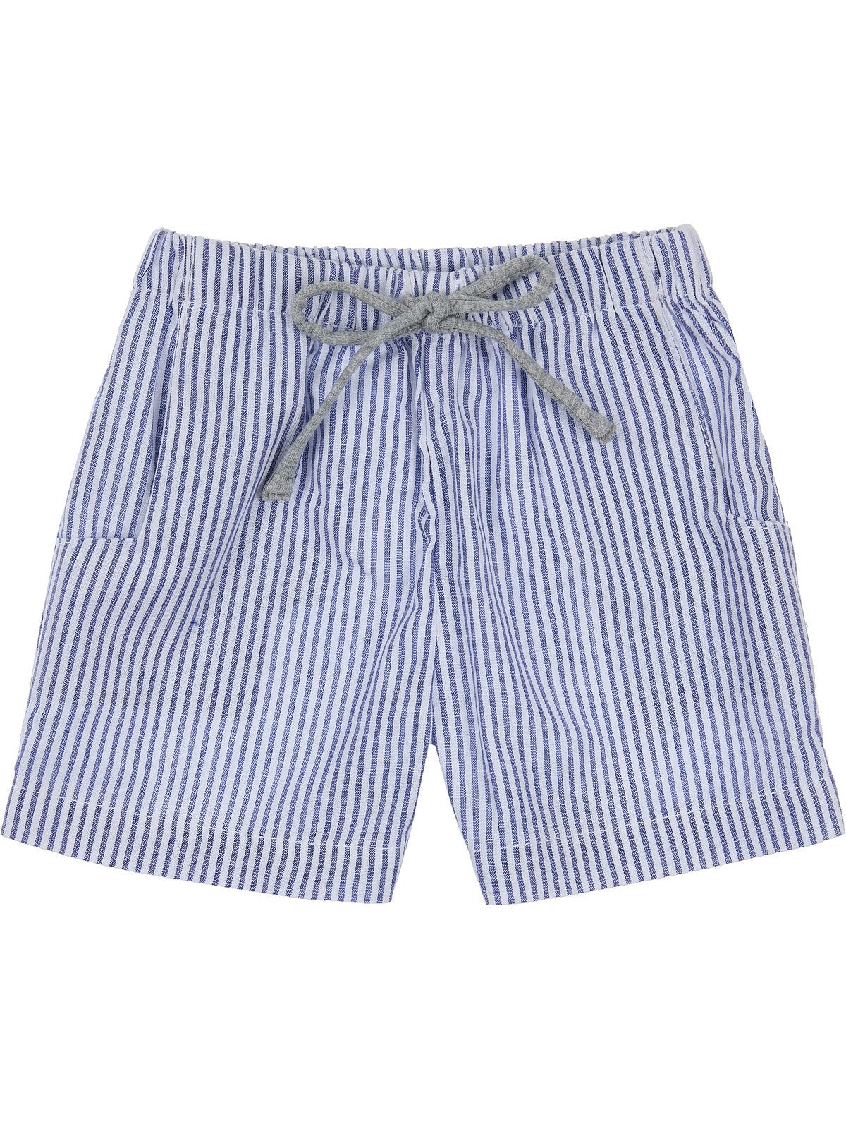 seersucker stripes boxer swimsuit 