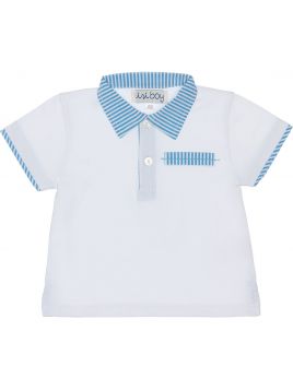 jersey boy polo with color finishings