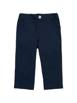 pantaloni in drill elasticizzato