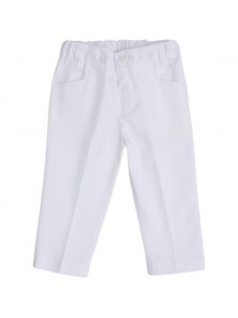 pantaloni in drill elasticizzato