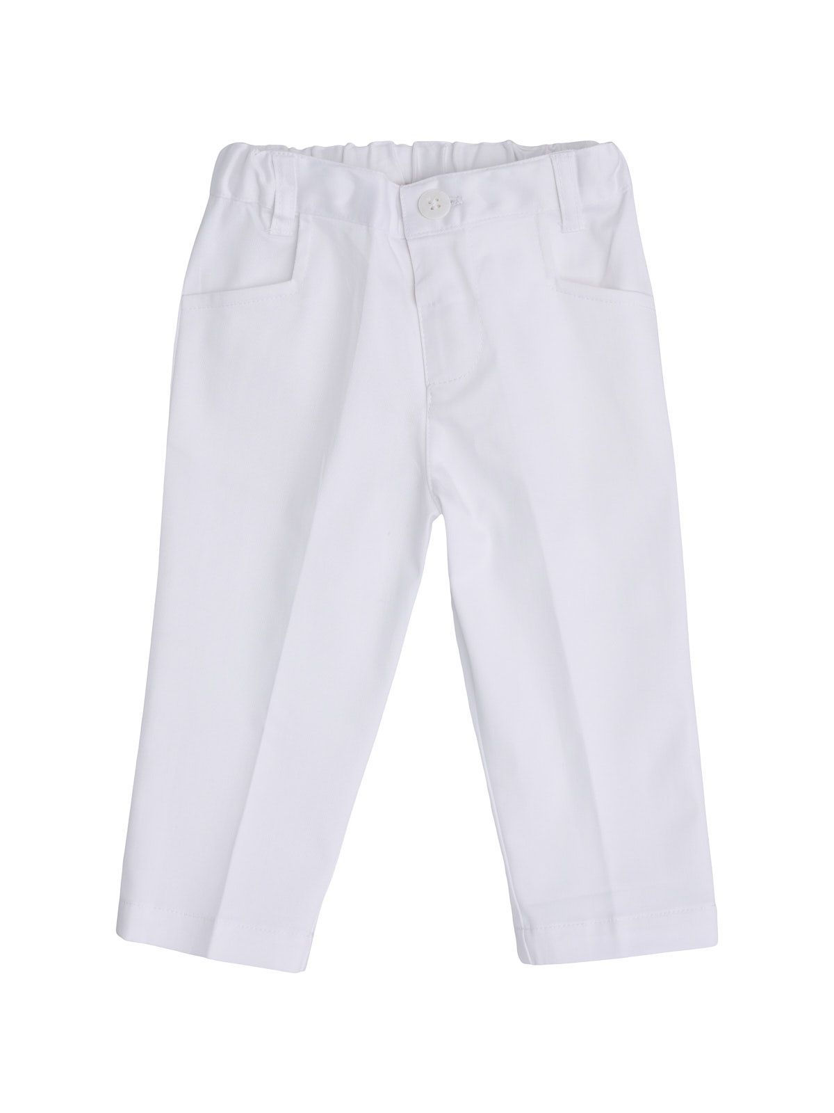 pantaloni in drill elasticizzato