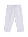 pantaloni in drill elasticizzato