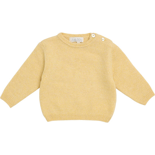 pullover bimbo in lana mouliné