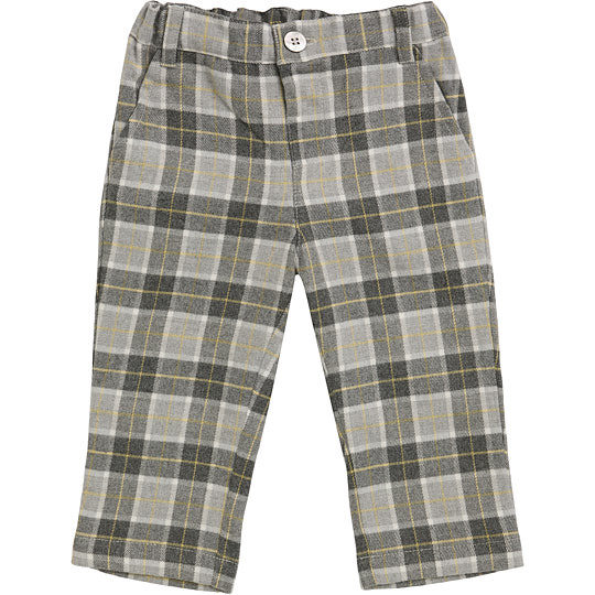 pantaloni bimbo in tartan moda