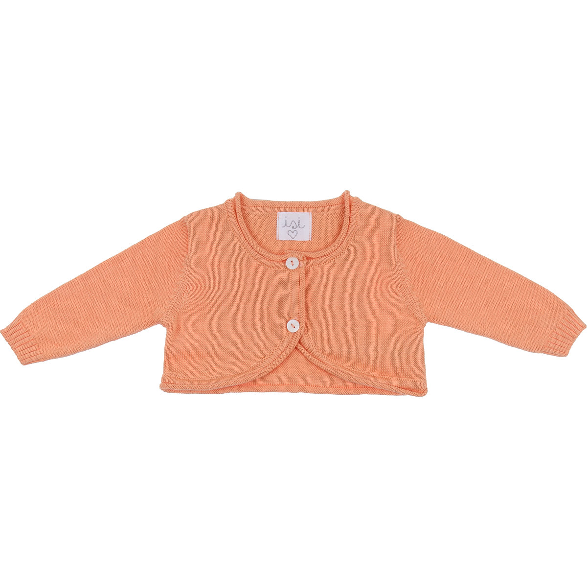 cotton bolero with roll edge finishings