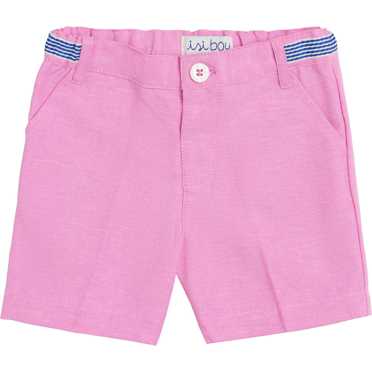 cotton canvas boy bermuda with pochet