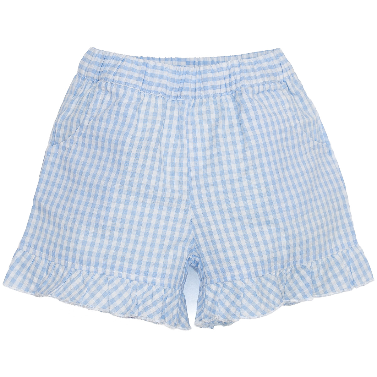 seersucher check shorts