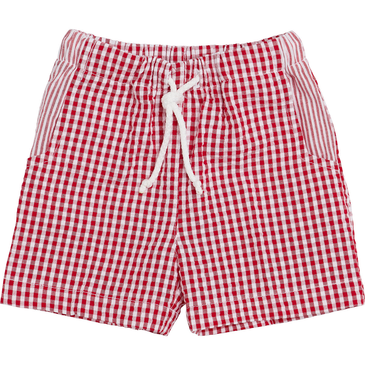 seersucker checks boxer with seersucker stripes finishings