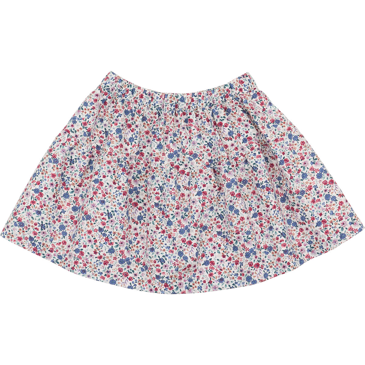 flower fabric printed skirt