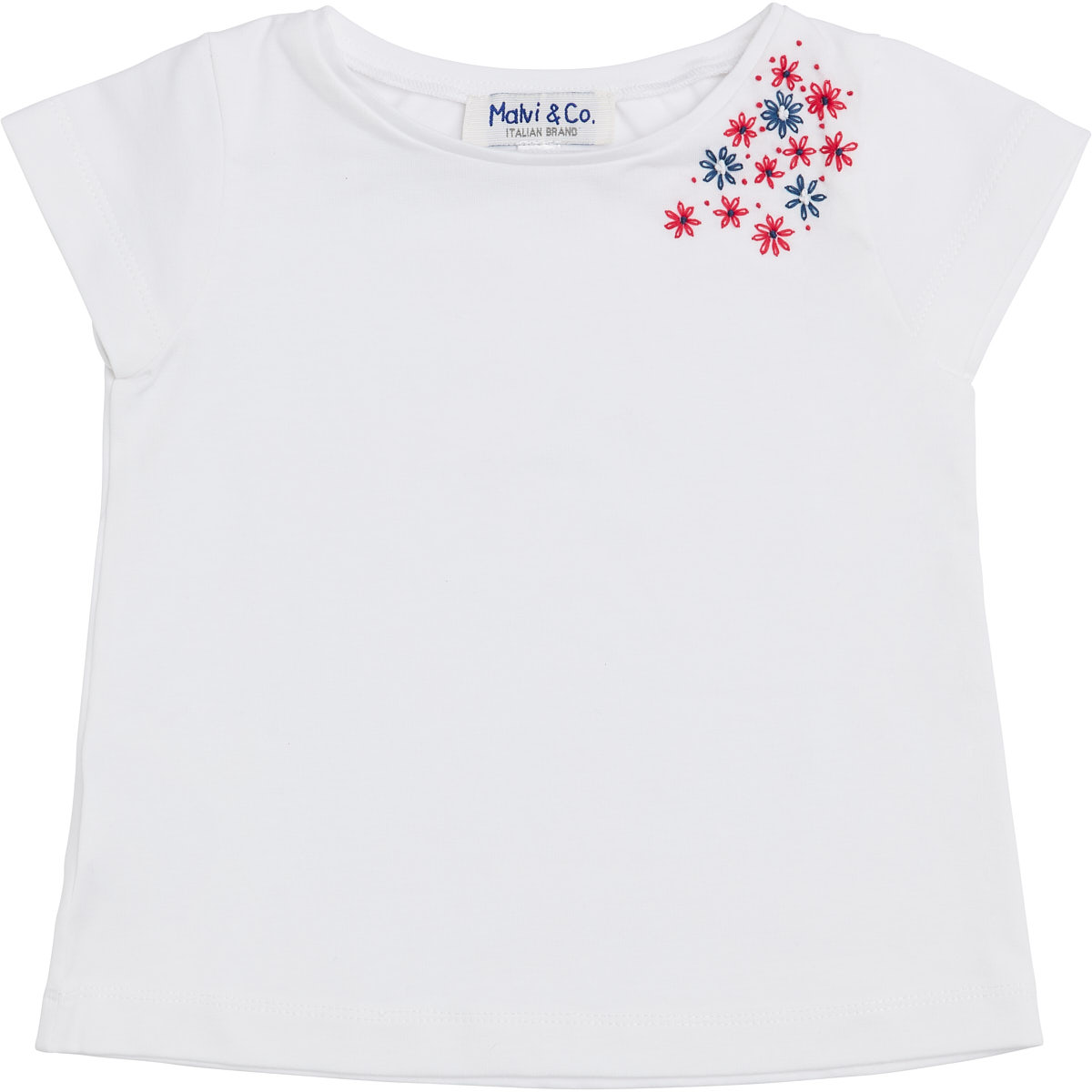 jersey t-shirt with flower embros