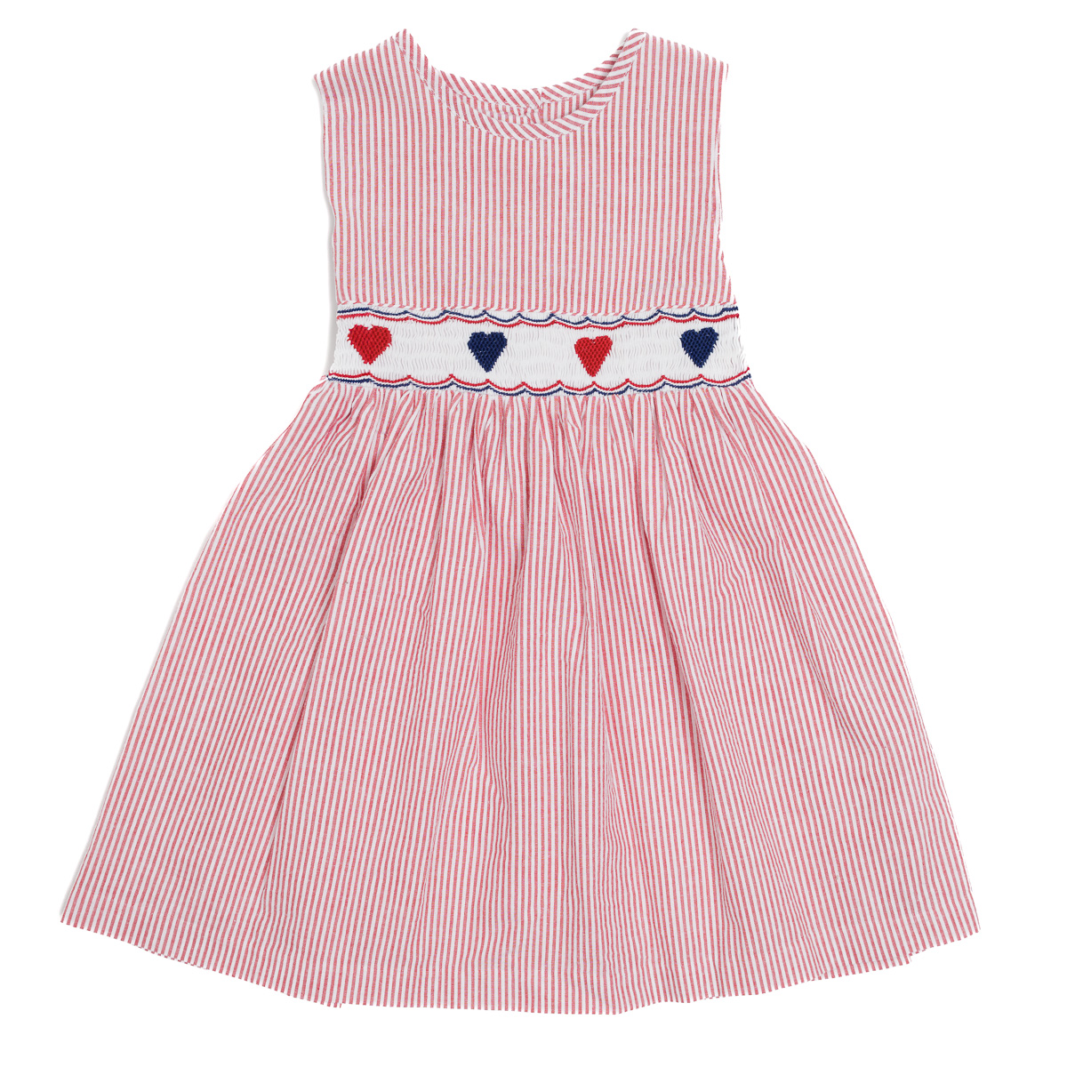 dress with heart smock 